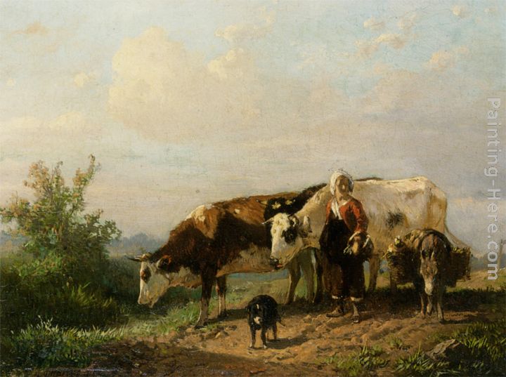Anton Mauve The Cowherdess